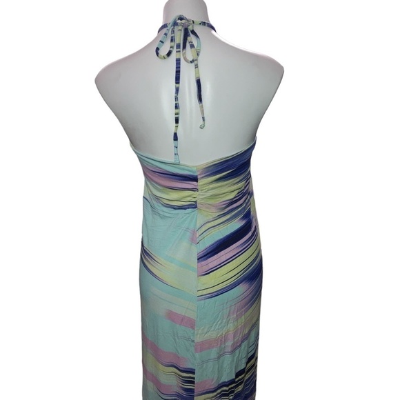 Dakini Women's XL Conv. Halter Dress/Skirt - Pur/Blu/Grn/Pnk - Picture 2 of 7